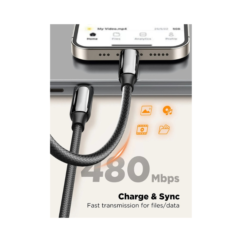 FOJI LC922c USB-C to C Fast Charging Cable – 240W PD 3.0
